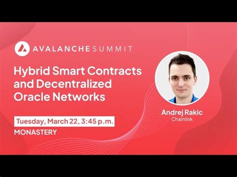 chainlink api 1000 chainlink to usd Hybrid Smart Contracts and Decentralized Oracle Networks ft. Chainlink Avalanche Summit 2022